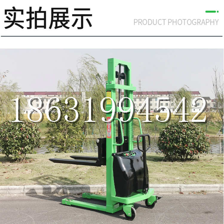 兖州区电动叉车堆高车液压铲车电瓶1吨2吨站驾步行式小型全自动叉车